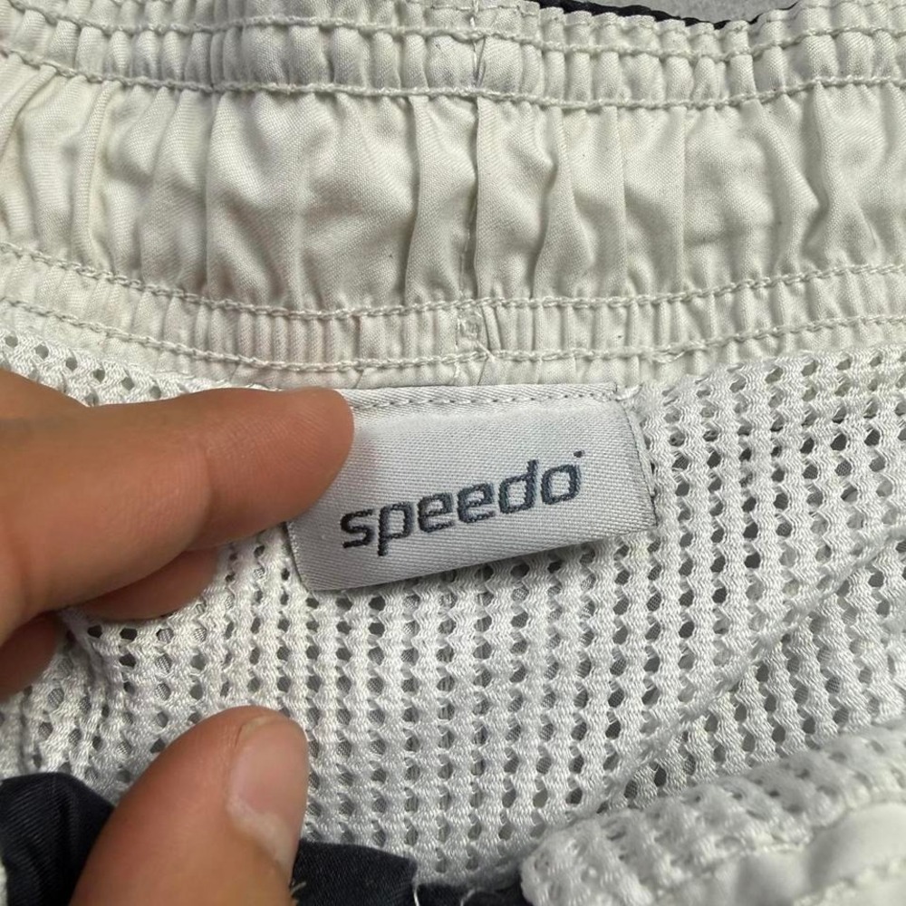 Speedo Swim Trunks Floral Black White Board Shorts Beach Summer Swimwear - Picture 3 of 7